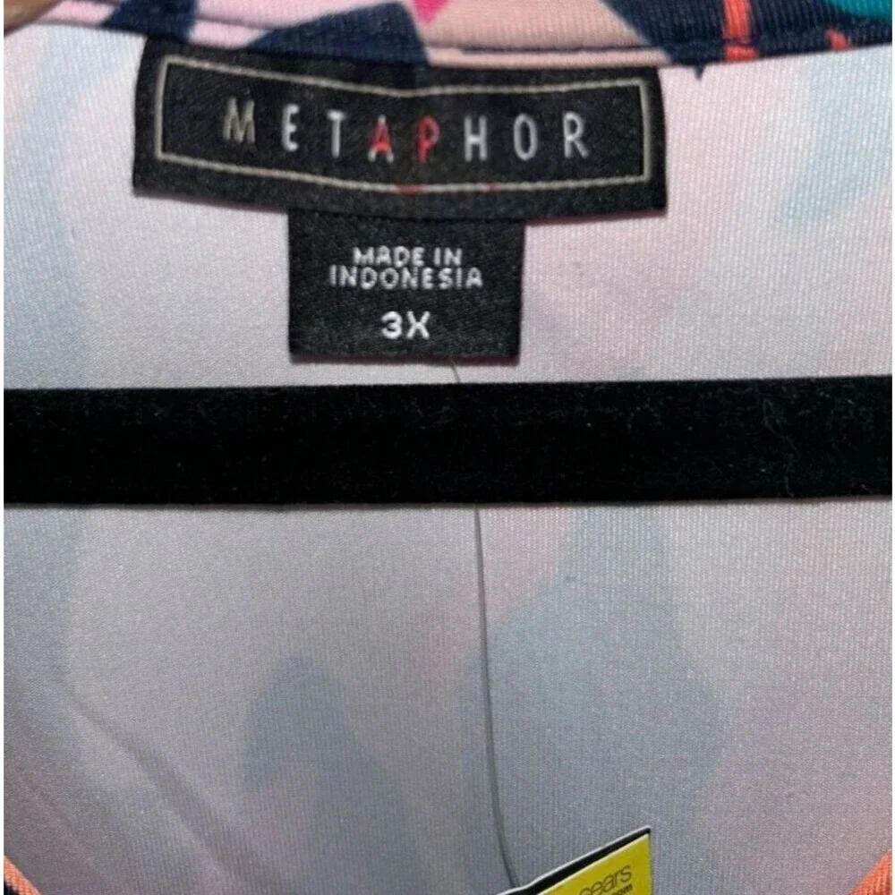 Women's Metaphor Flare Scuba Dress Size 3X - Picture 6 of 7